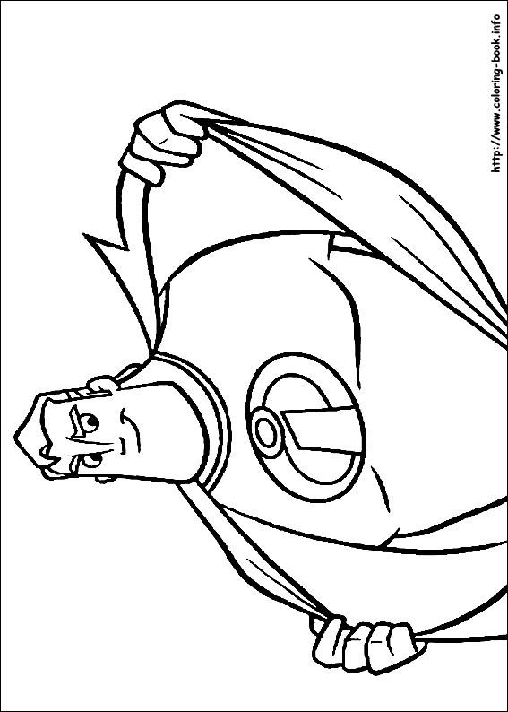 The Incredibles coloring picture